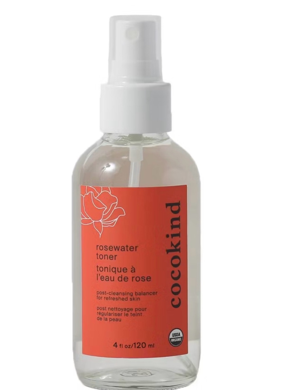 New cocokind Rosewater Facial Toner - 4oz